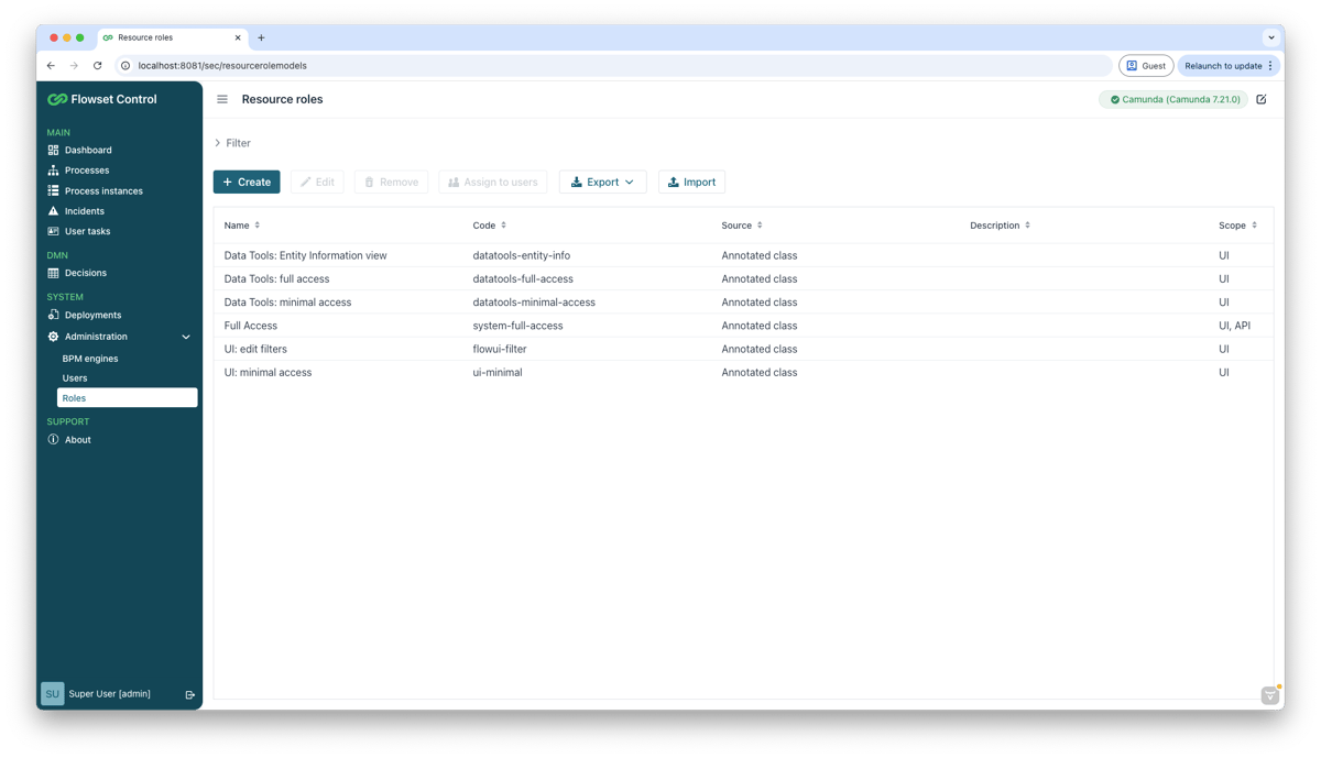 Flowset Control - Tool for BPM Engine Monitoring