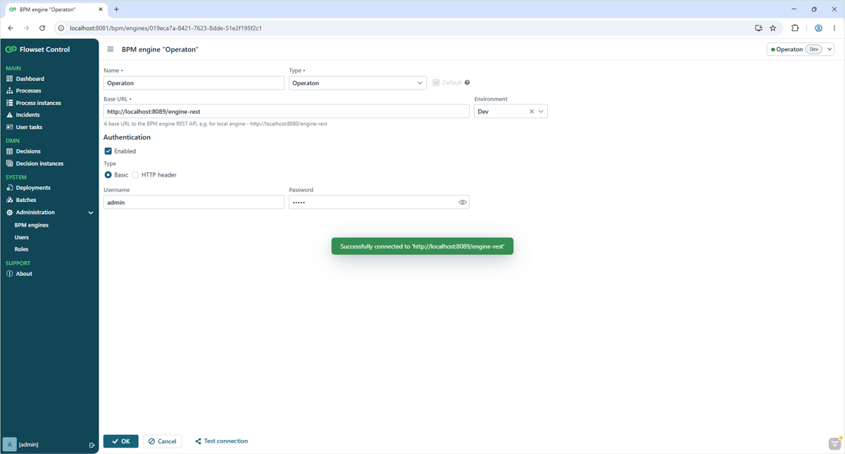 Flowset Control - Tool for BPM Engine Monitoring