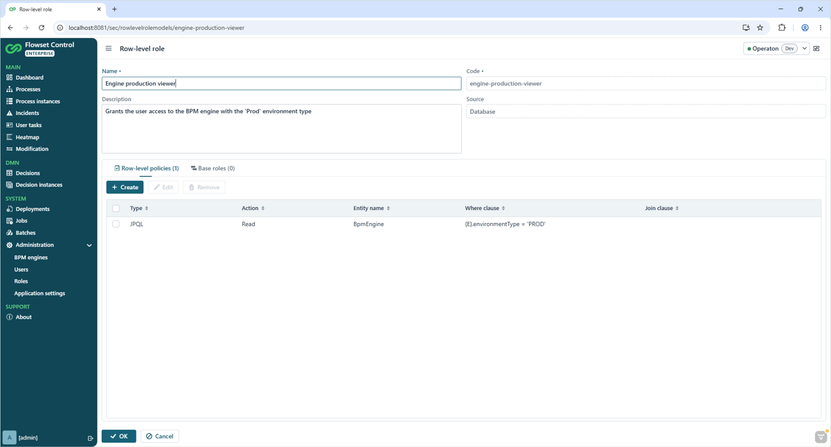 Flowset Control - Tool for BPM Engine Monitoring
